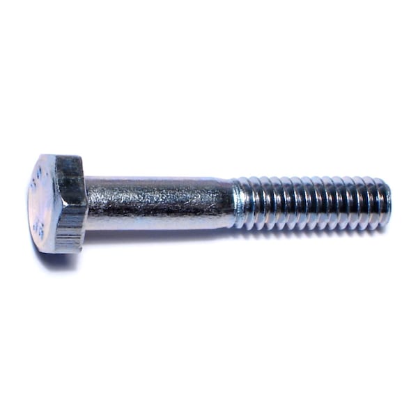 Midwest Fastener Grade 2, 1/4"-20 Hex Head Cap Screw, Zinc Plated Steel, 1-1/2 in L, 100 PK 00007 - main
